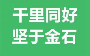 ǧ��ͬ��,���ڽ�ʯ��ʲô��˼_ǧ��ͬ�ü��ڽ�ʯ�ĺ���