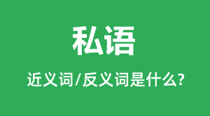 ˽��Ľ���ʺͷ������ʲô_˽����ʲô��˼?