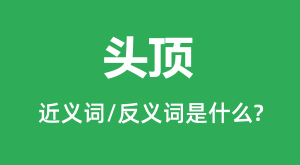 ͷ���Ľ���ʺͷ������ʲô_ͷ����ʲô��˼?