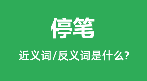 ͣ�ʵĽ���ʺͷ������ʲô,ͣ����ʲô��˼