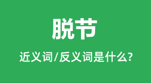 �ѽڵĽ���ʺͷ������ʲô_�ѽ���ʲô��˼��