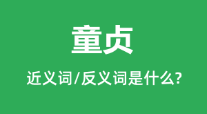 <b>ͯ��Ľ���ʺͷ������ʲô_ͯ����ʲô��˼?</b>