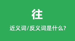 ���Ľ���ʺͷ������ʲô_����ʲô��˼��